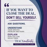 how to close a deal by not talking